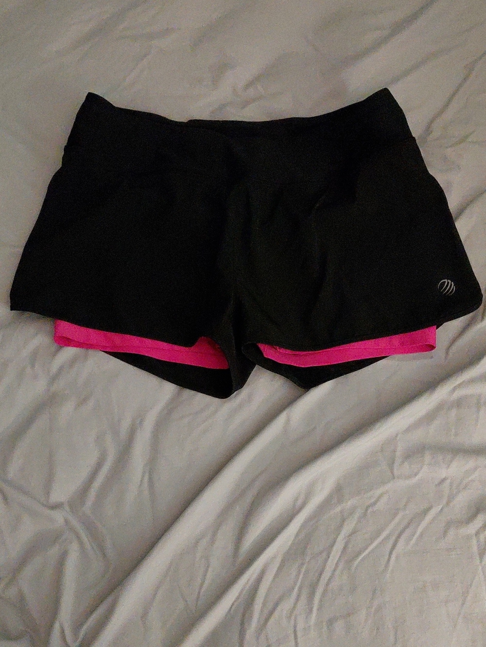 Women’s mpg Black Shorts with Pink Liner - Athletic Performance